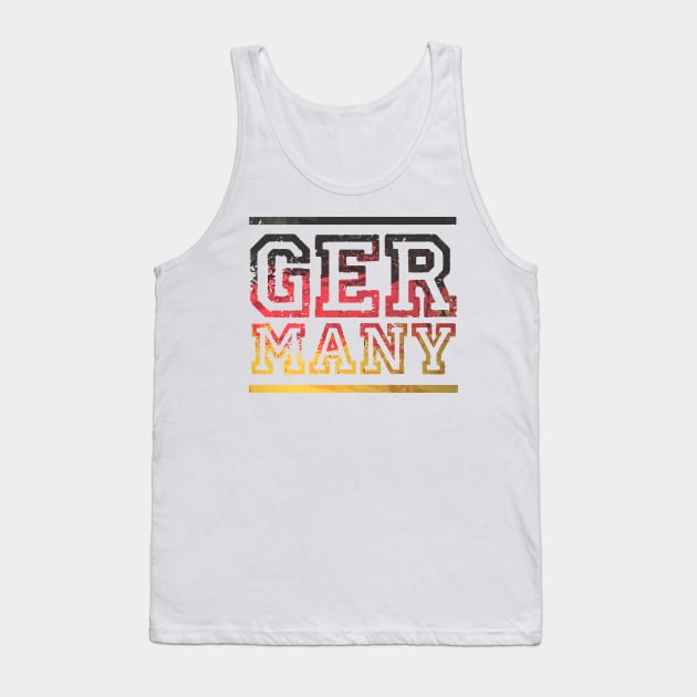 Germany World Cup Soccer Tank Top by Issho Ni